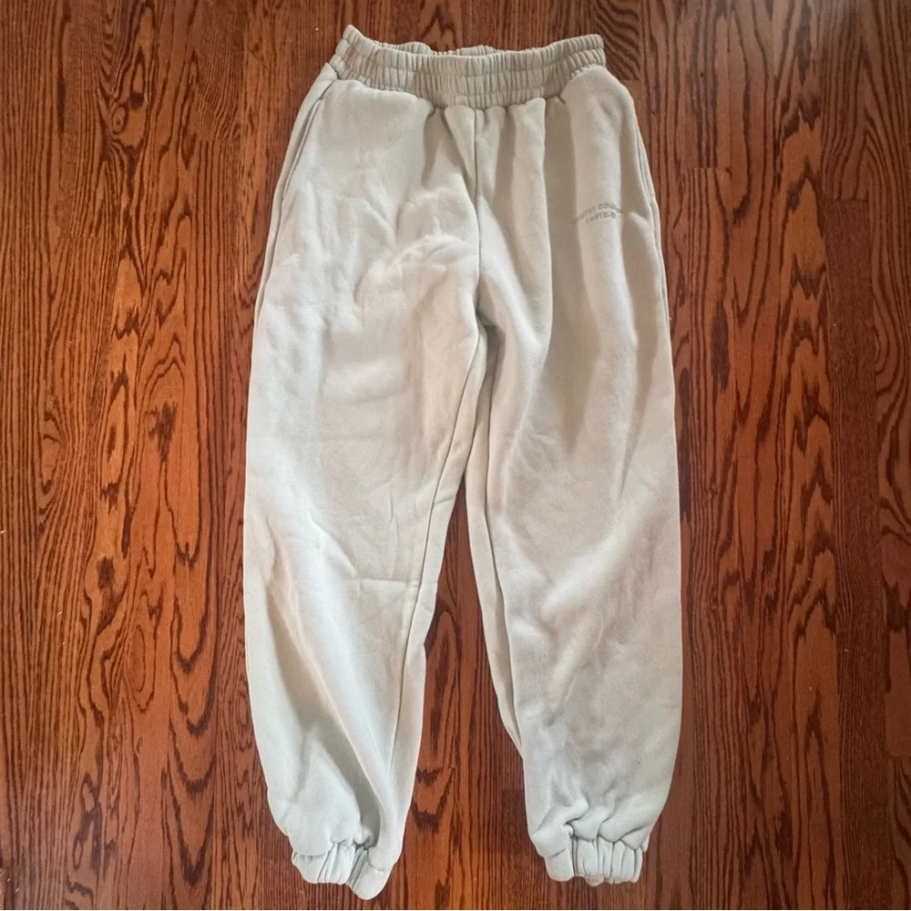 Cmfrt Collection Pastel Edit Mint Green Sweatpants Size Large NWOT Men Women - Picture 6 of 9